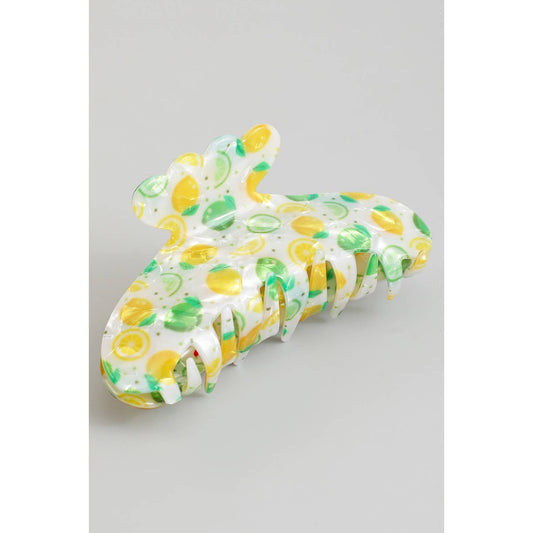 Lemon Lime Claw Clip