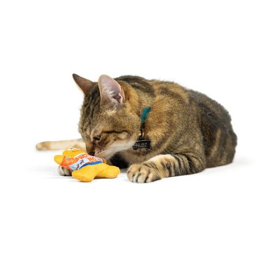 Ugly Sweater Gingerbread Man Cat Toy