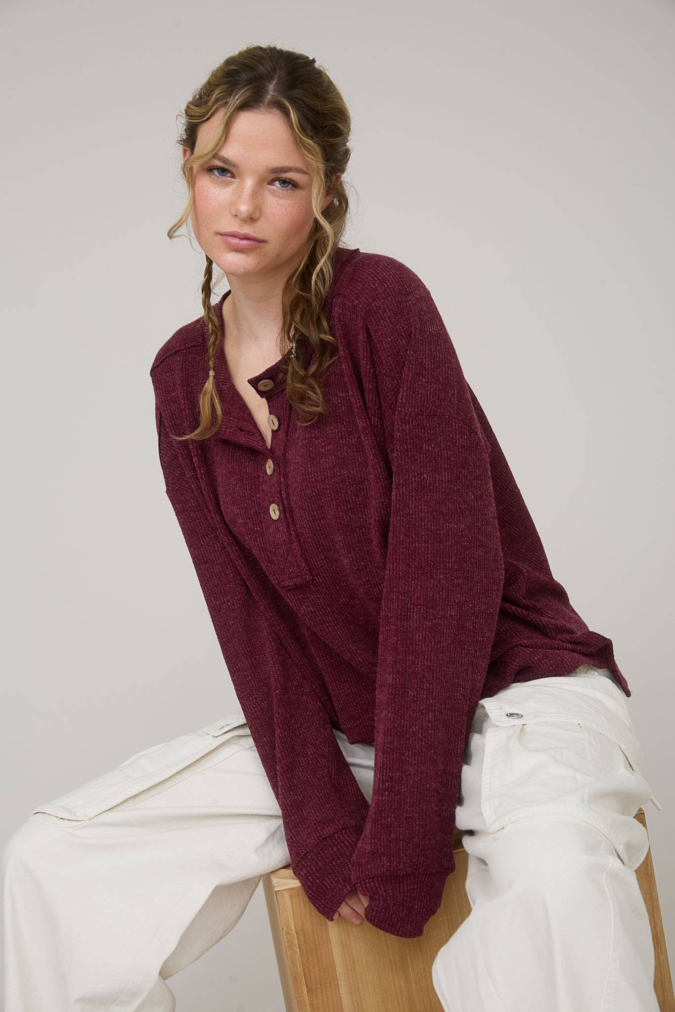 All Mine Henley Top