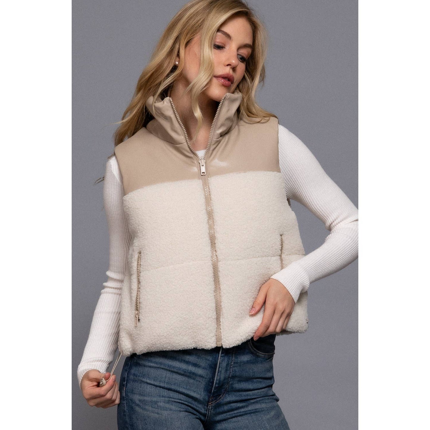 Celine Reversible Puffer Vest