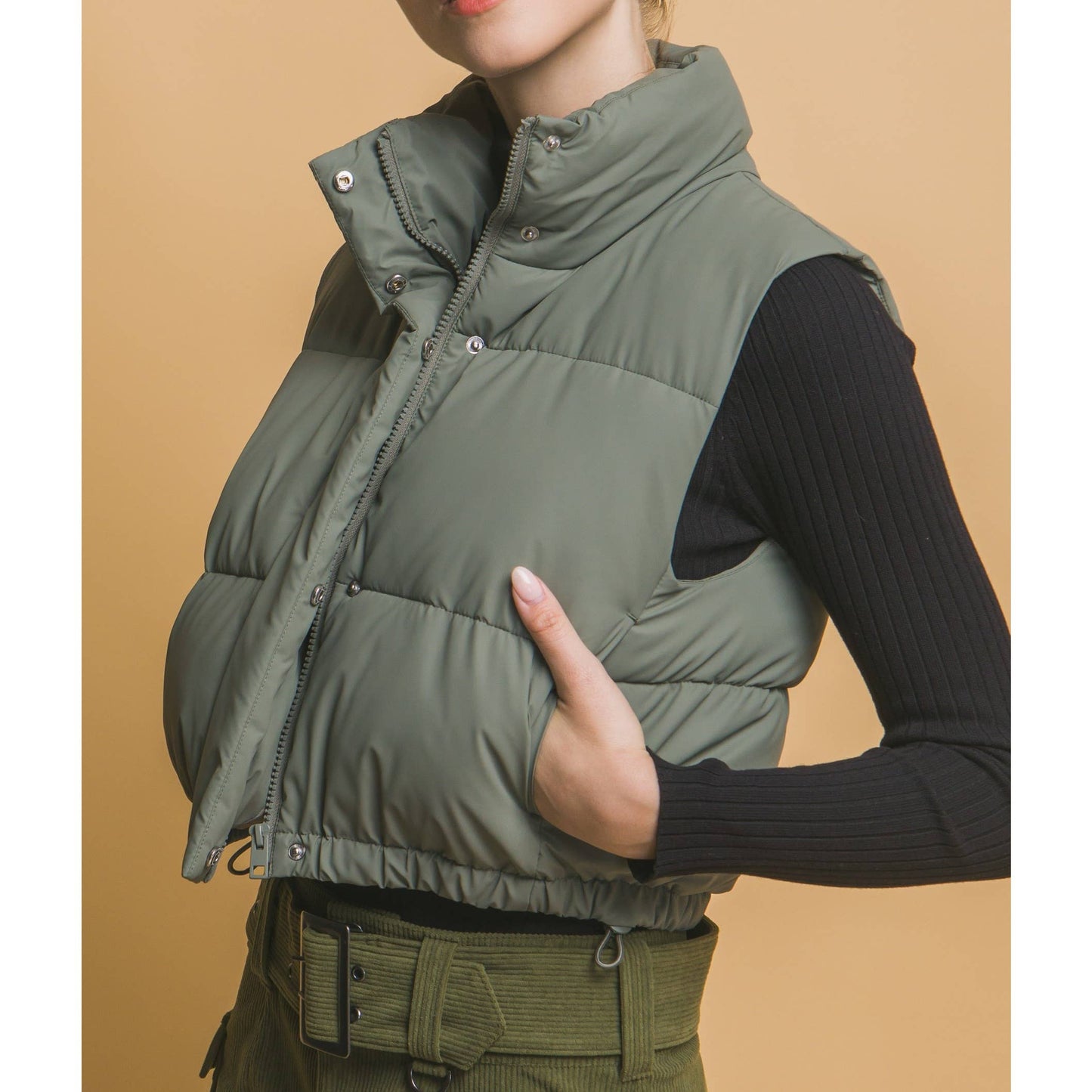 Rhea Cropped Puffer