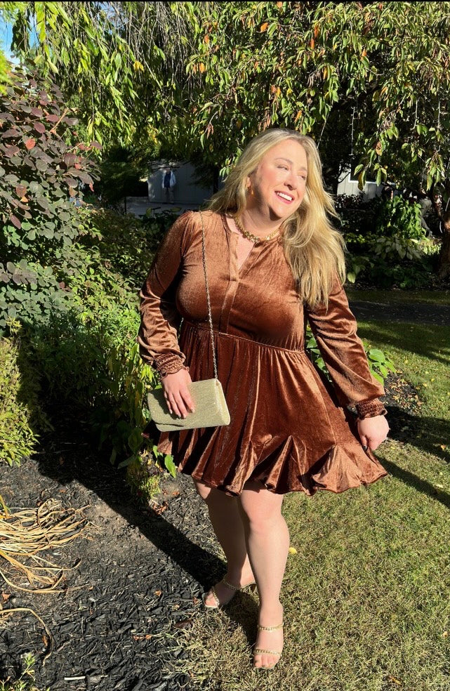 Velvet Mini Dress