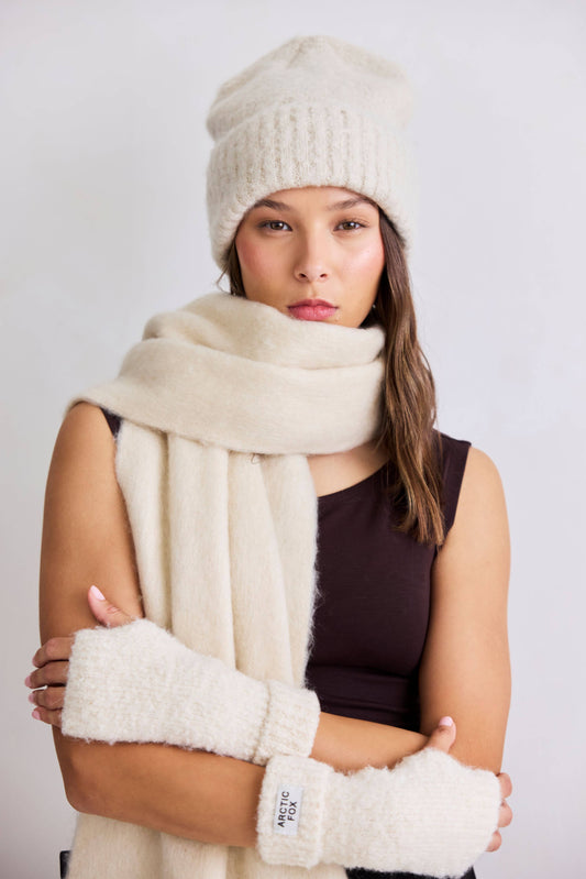 The Reykjavik Beanie Hat - Pebble Beige