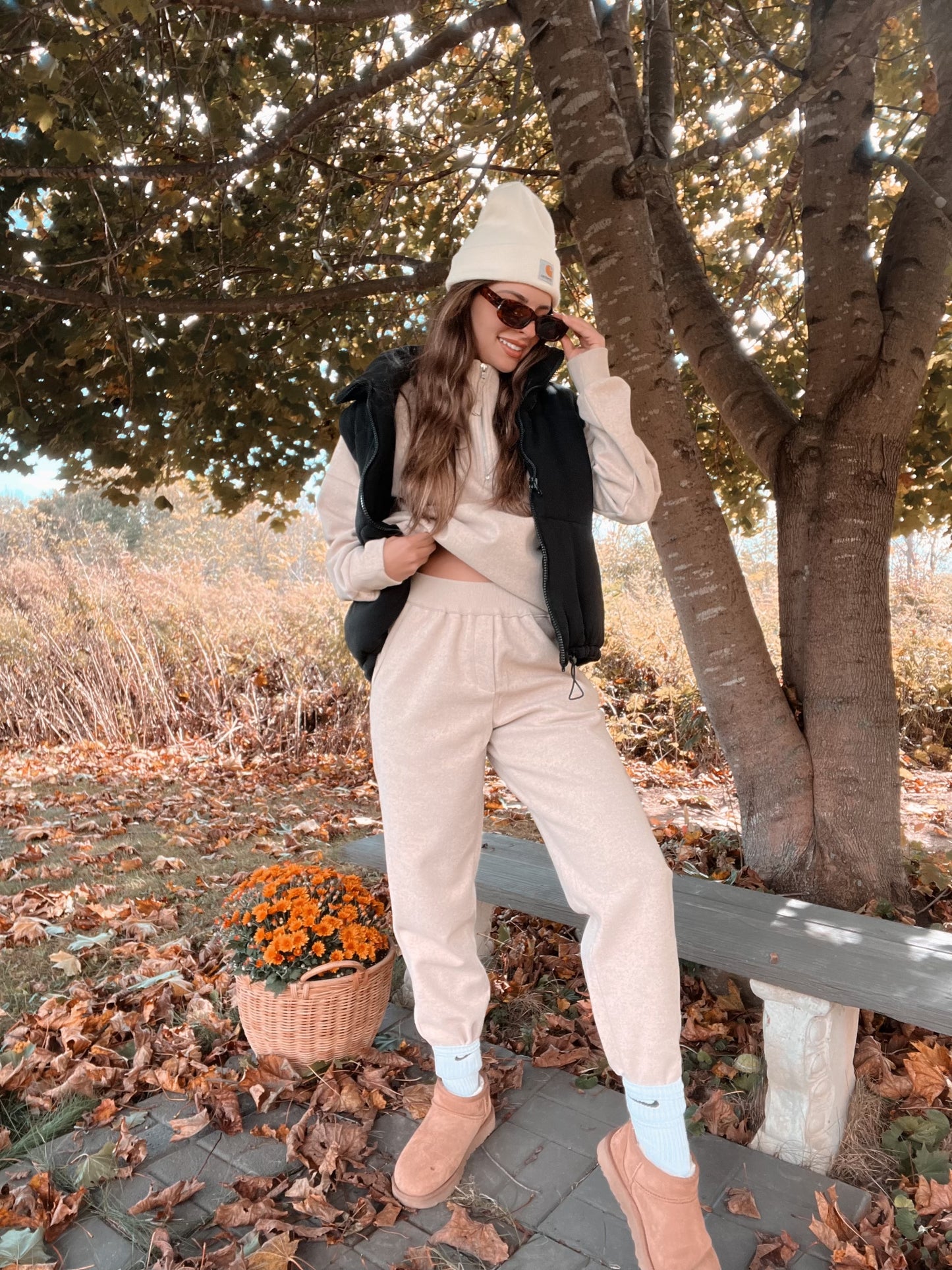 Oat Quarter Zip