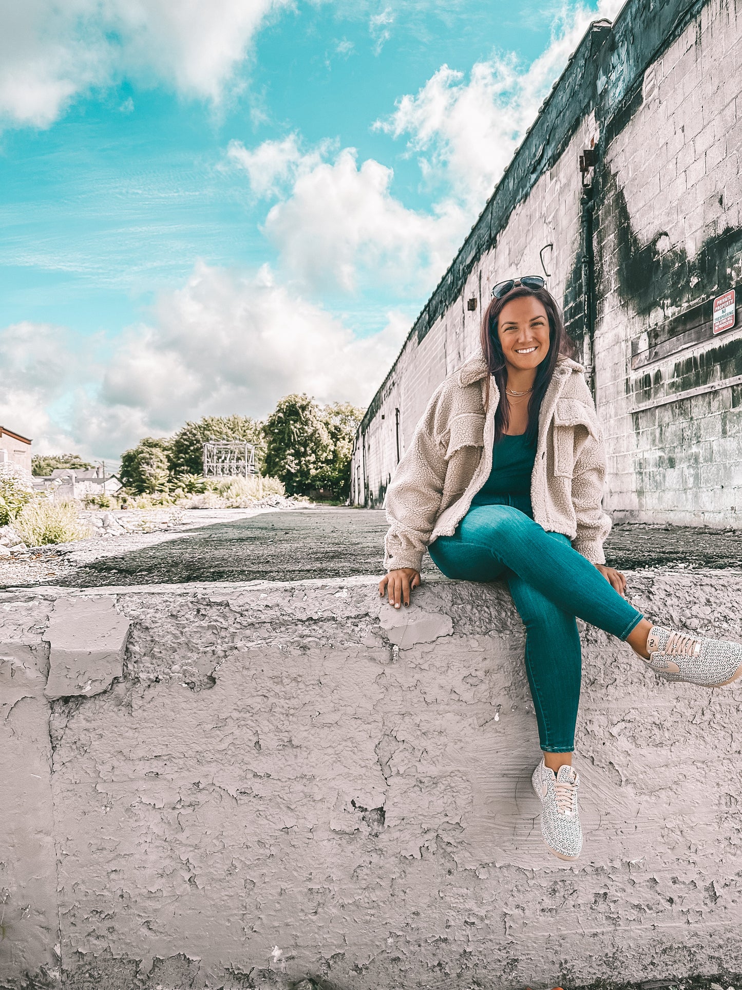 Mocha cropped shacket