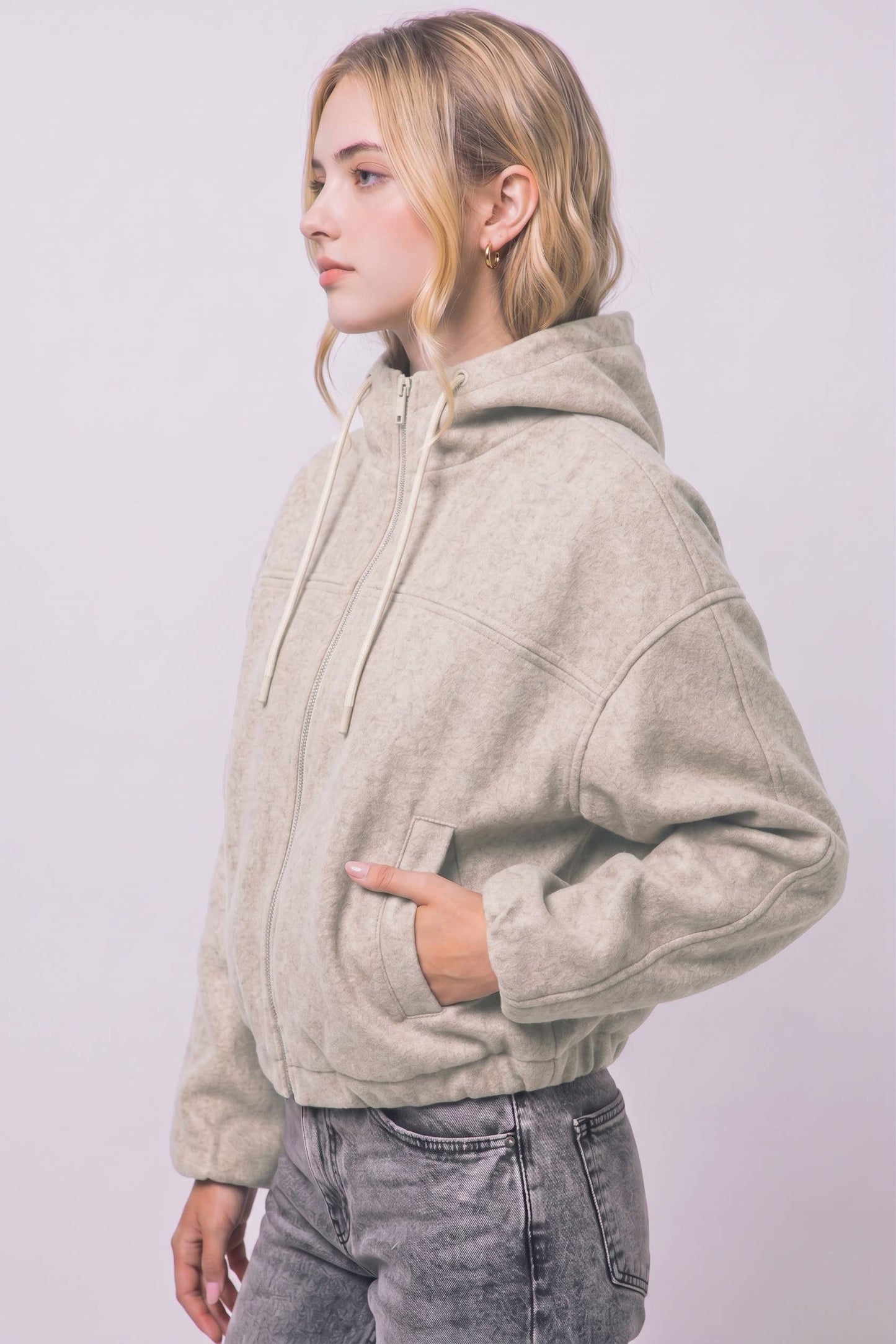 Hailey Hooded Bomber Jacket