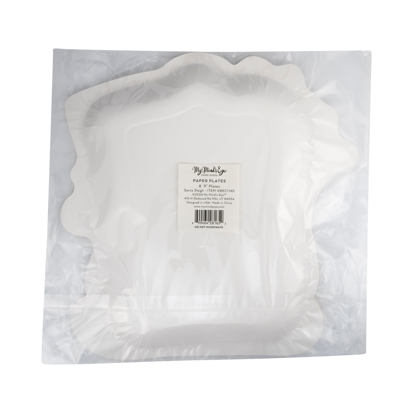 Sleigh All Day Paper Plates