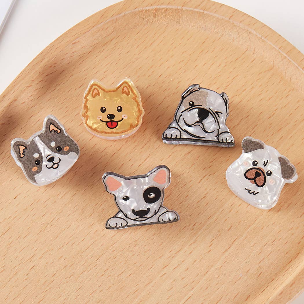 Mini Pup 5 Piece Clip Set