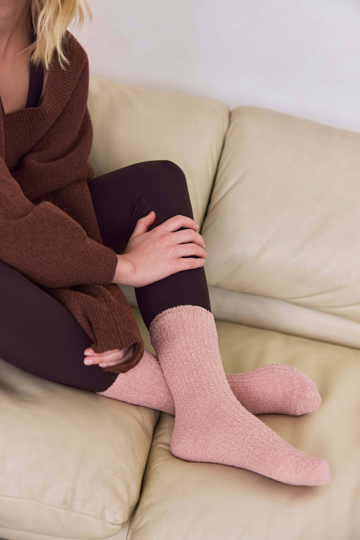 Cozy Socks - Muted Pink
