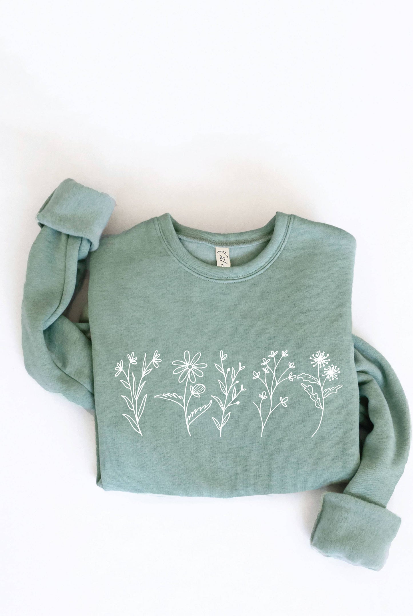 FLOWER ROW Graphic Sweatshirt
