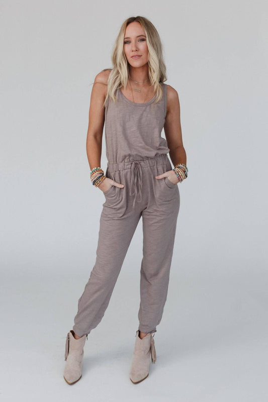 Set to Go Jumpsuit & Cardigan Set