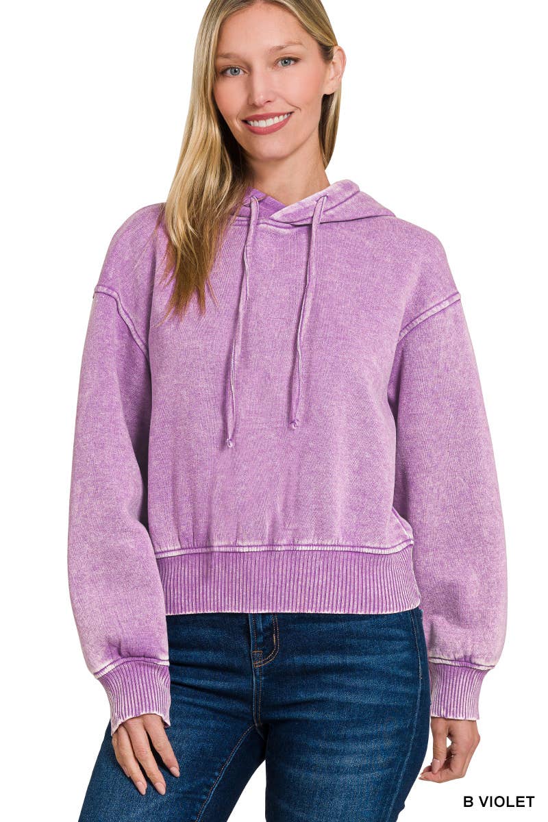 Forest Cropped Hoodie