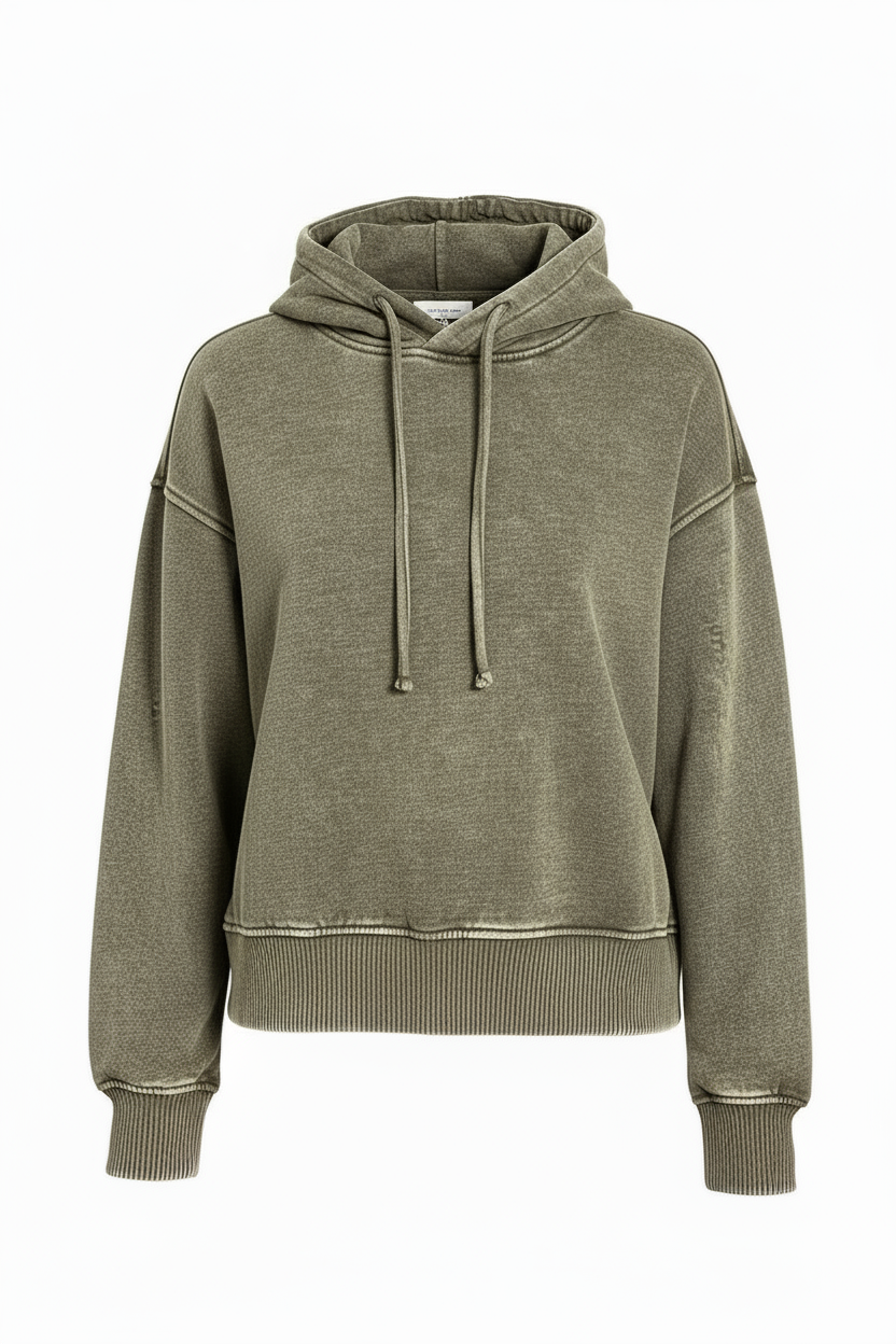 Forest Cropped Hoodie