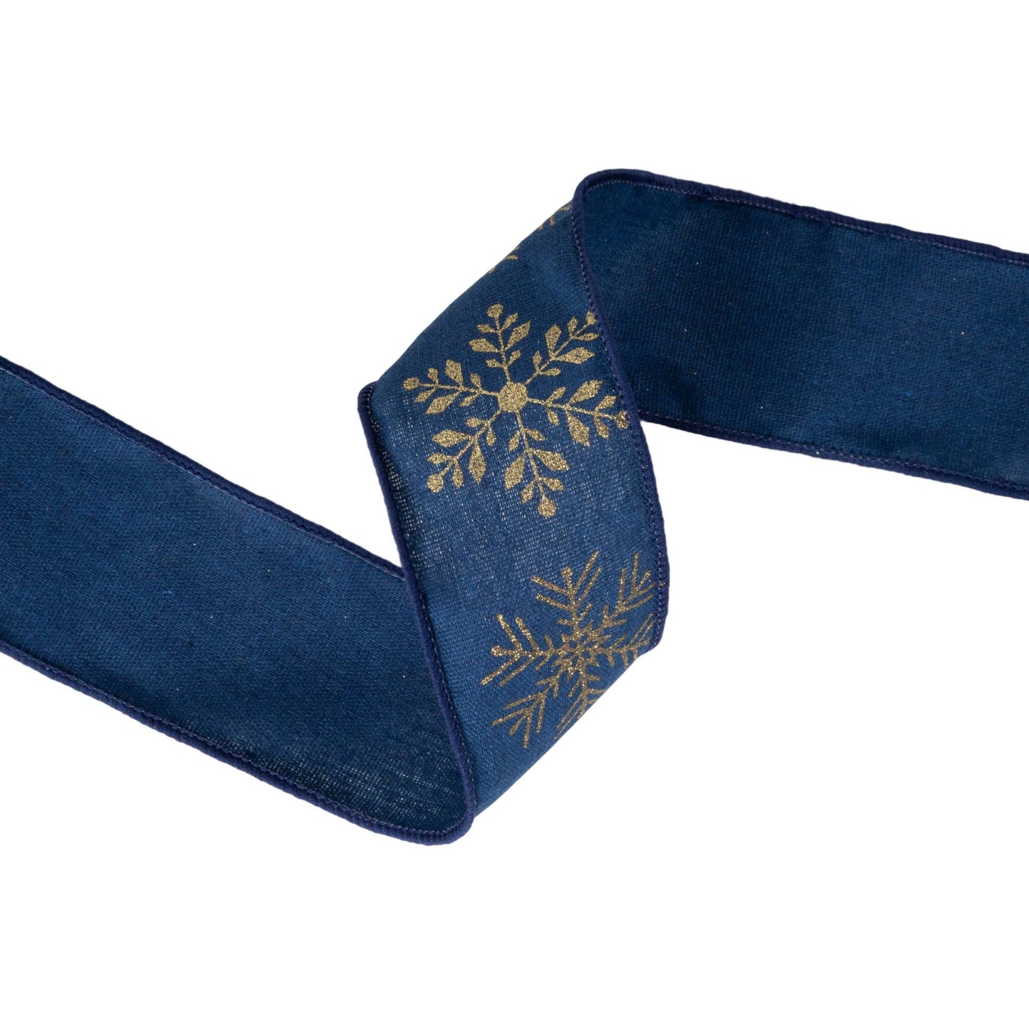 Blue Snowflake Ribbon