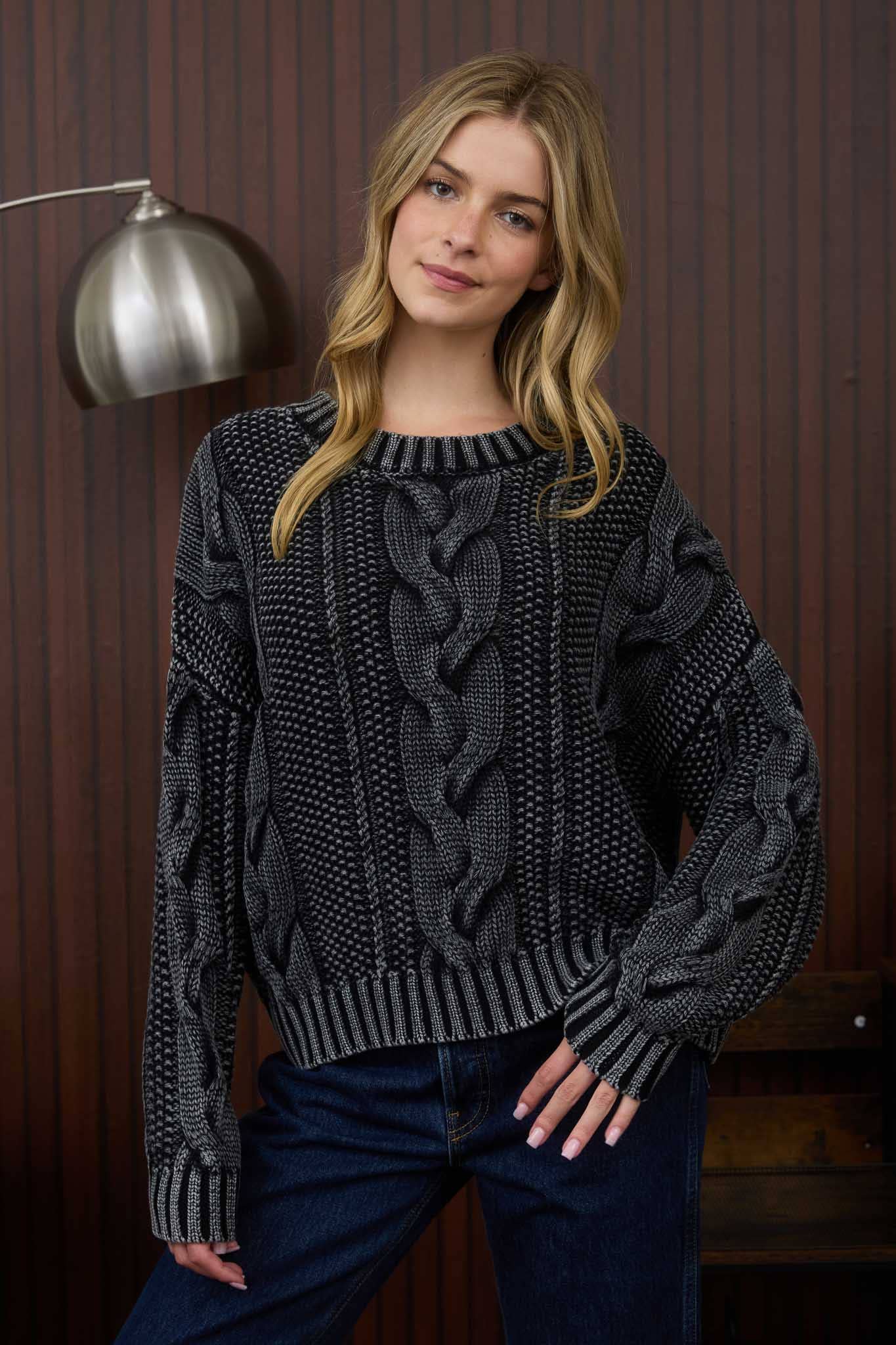 Cable Knit Pullover