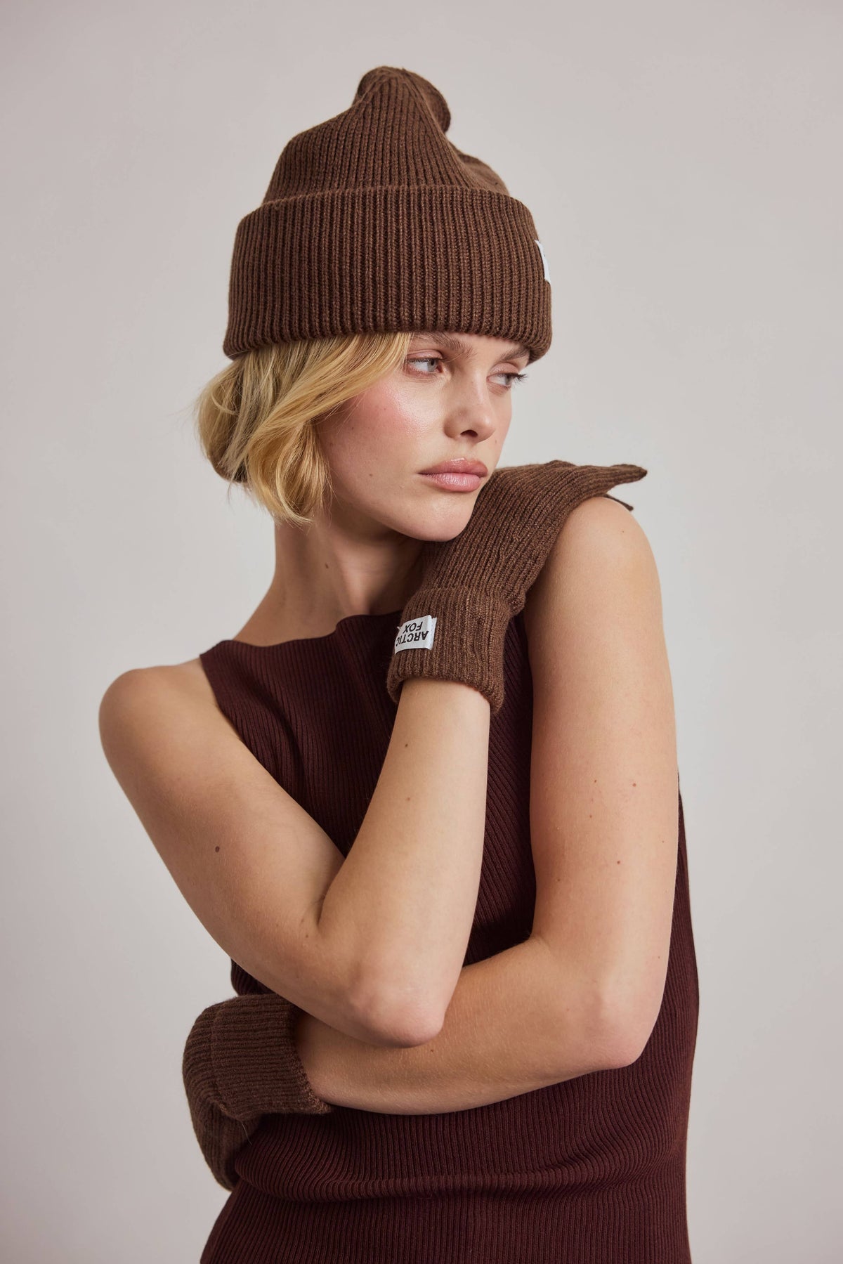 Recycled Bottle Beanie - Chocolate