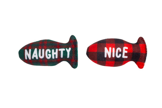 Christmas Naughty & Nice Cat Toys