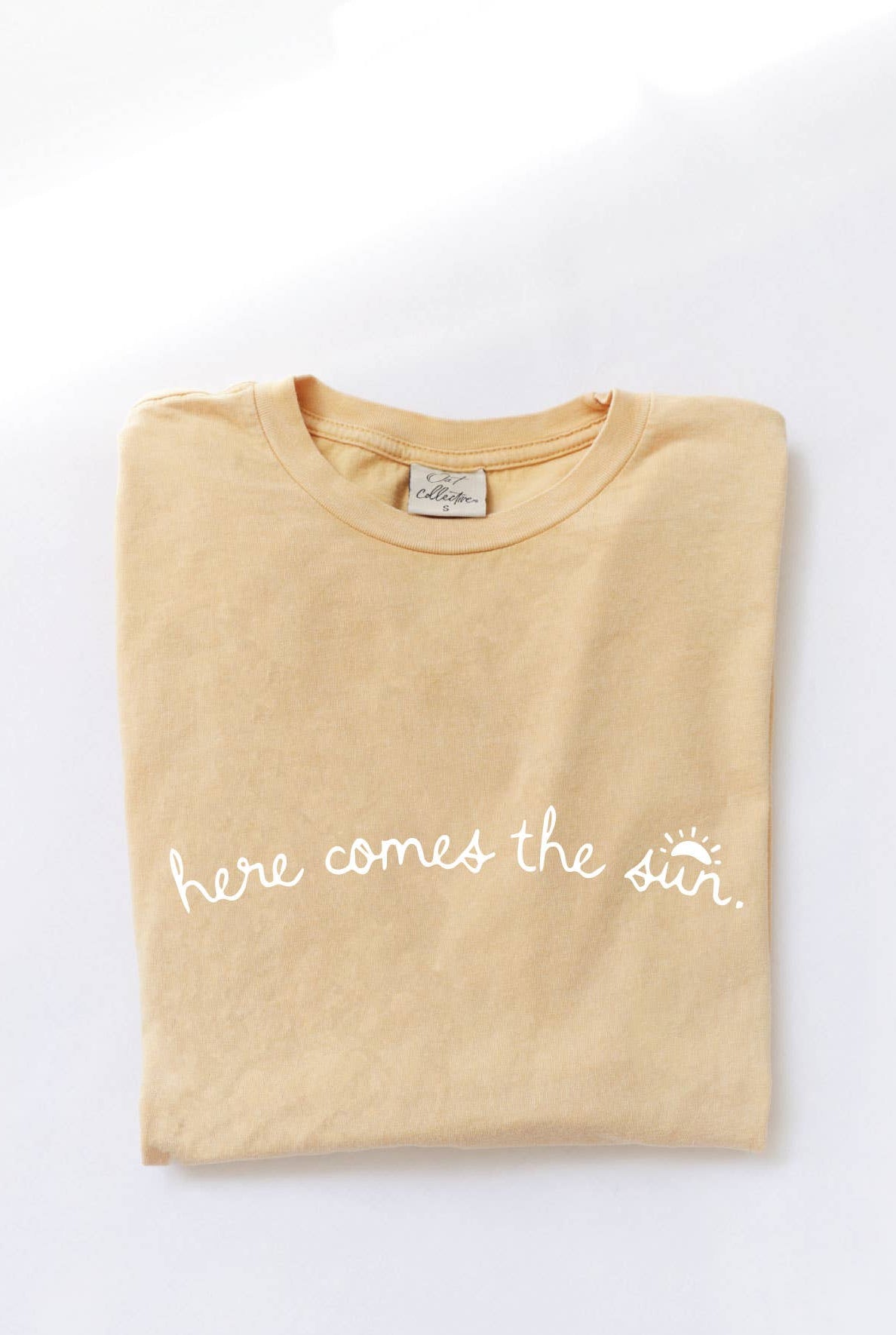 HERE COMES THE SUN  Mineral Graphic Top