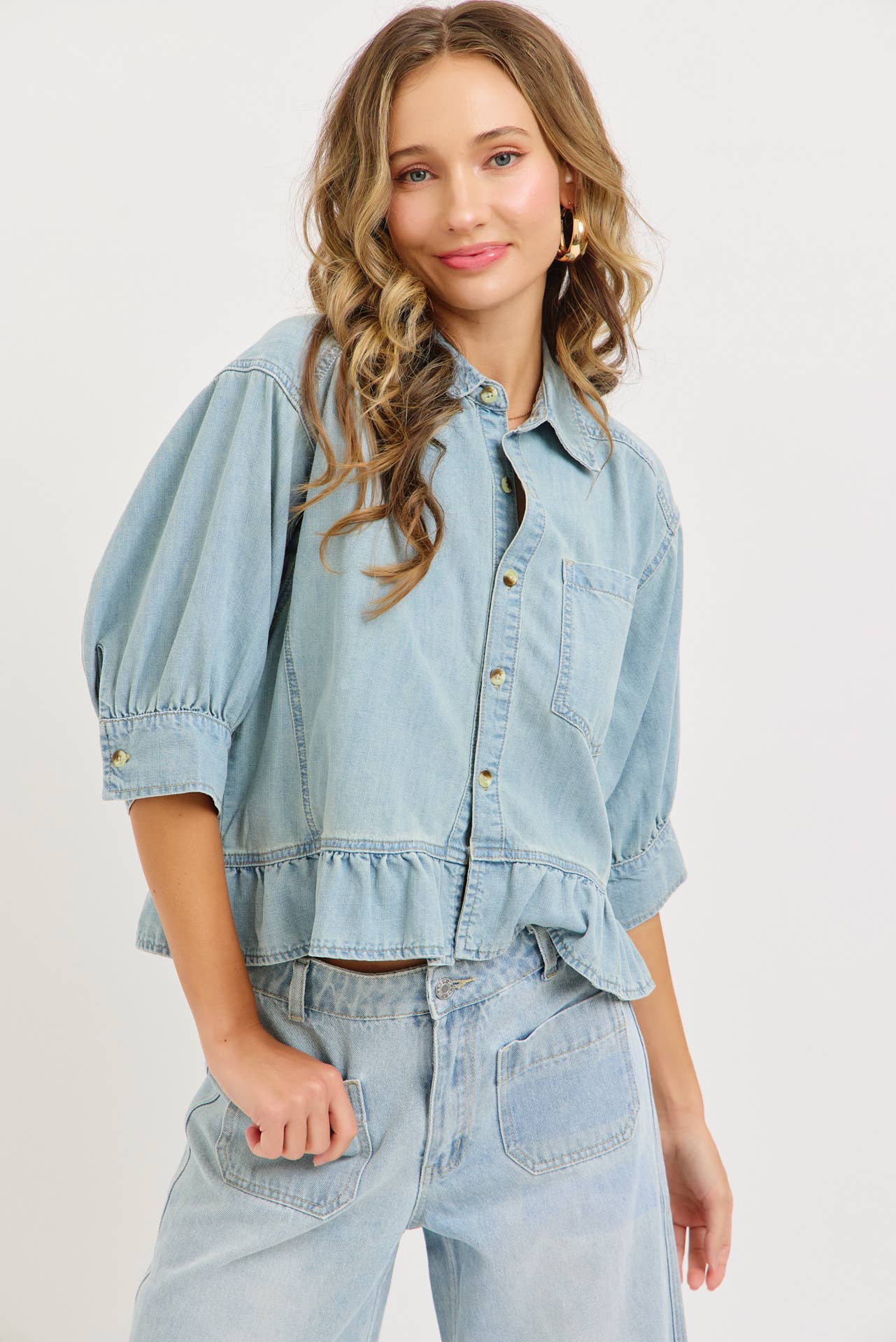 Denim Blouse