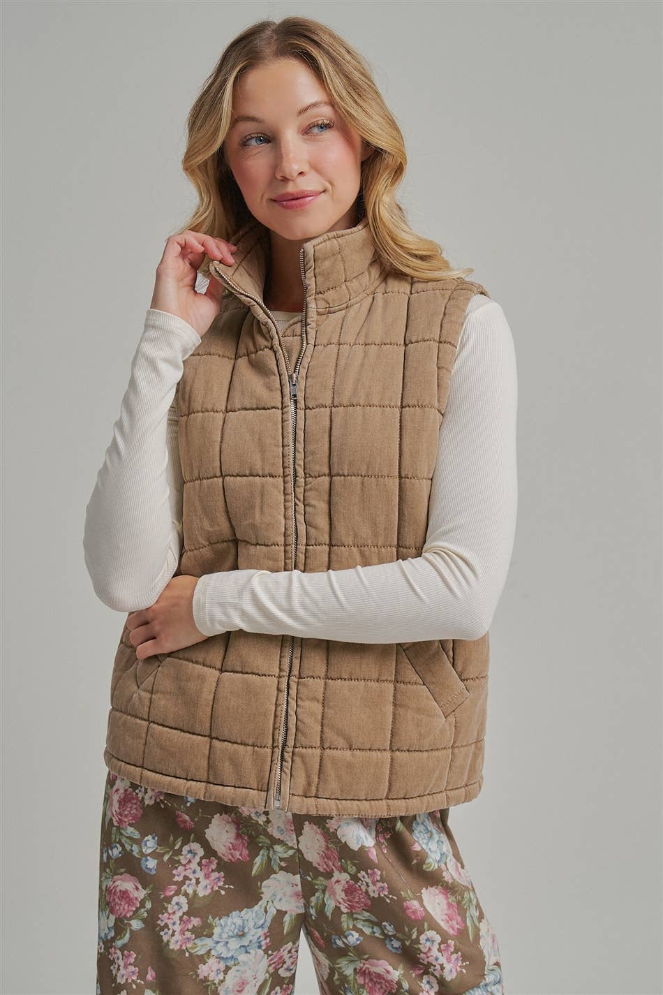 Quilted Puffer Vest