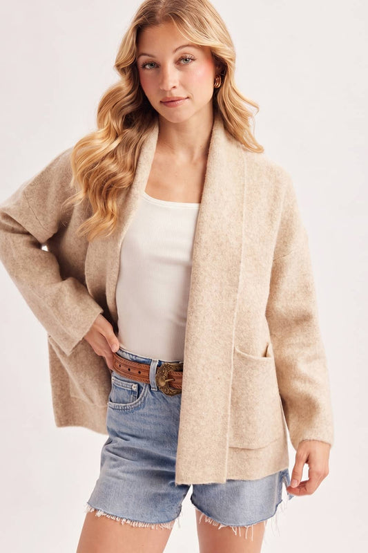 Heathered Cardi
