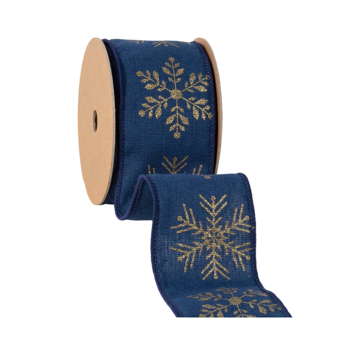 Blue Snowflake Ribbon