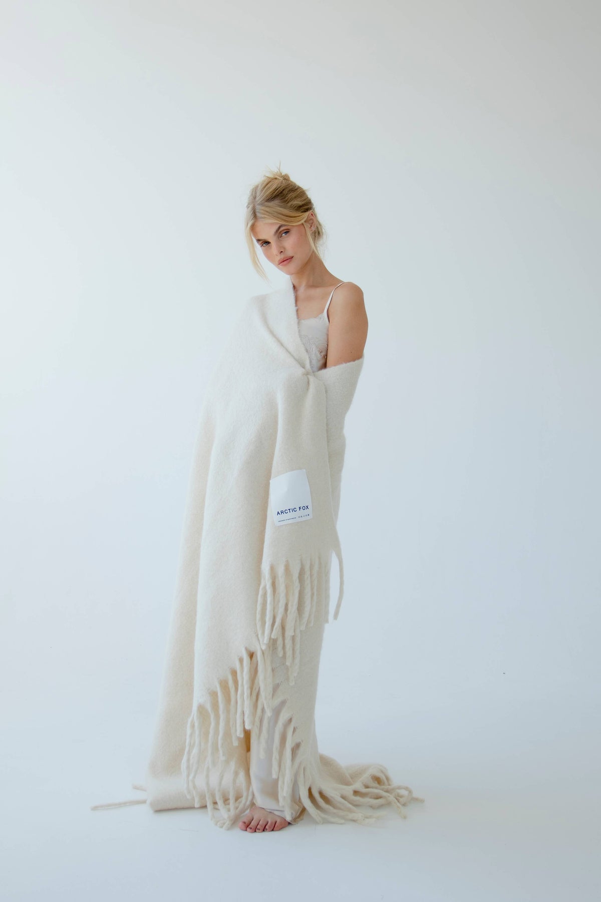 The Reykjavik Throw - Pebble Beige