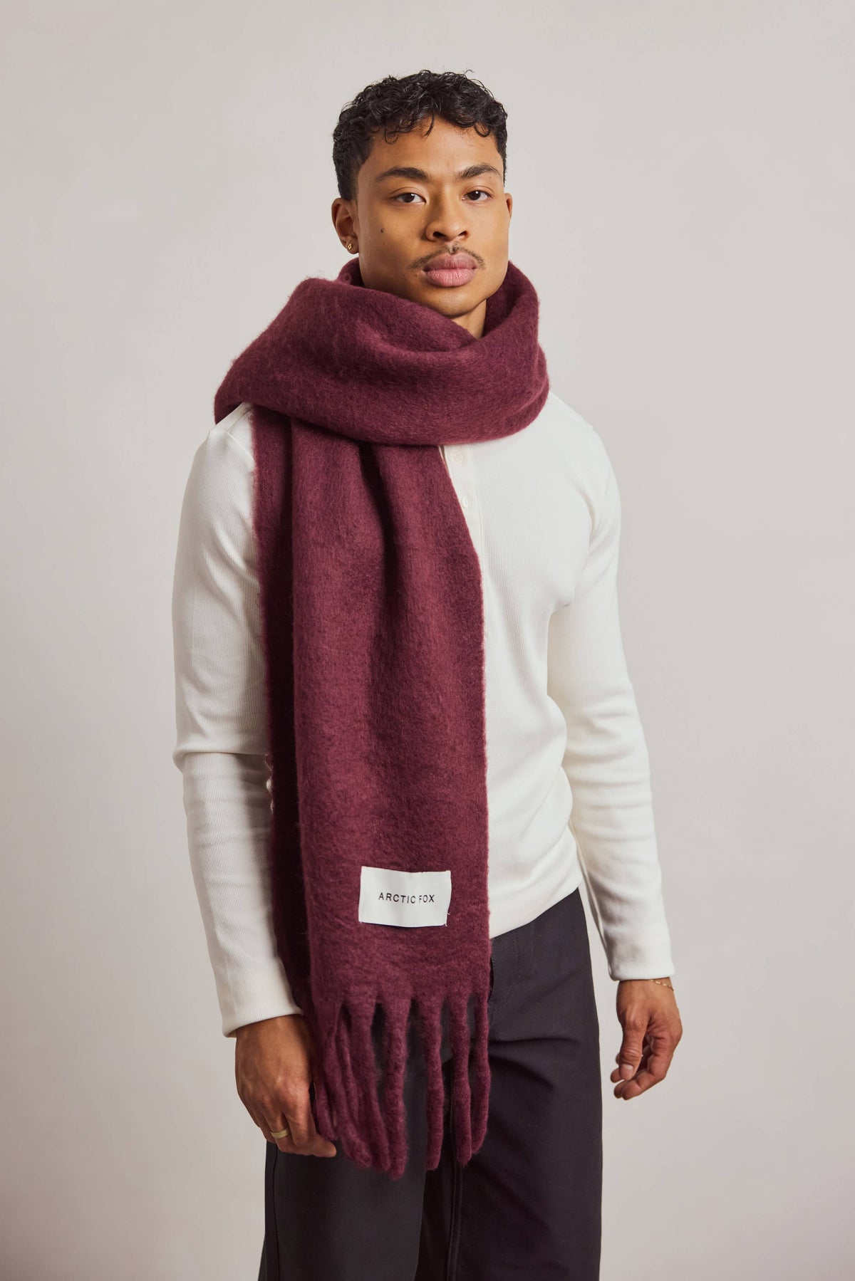 The Stockholm Scarf - Cherry Lacquer