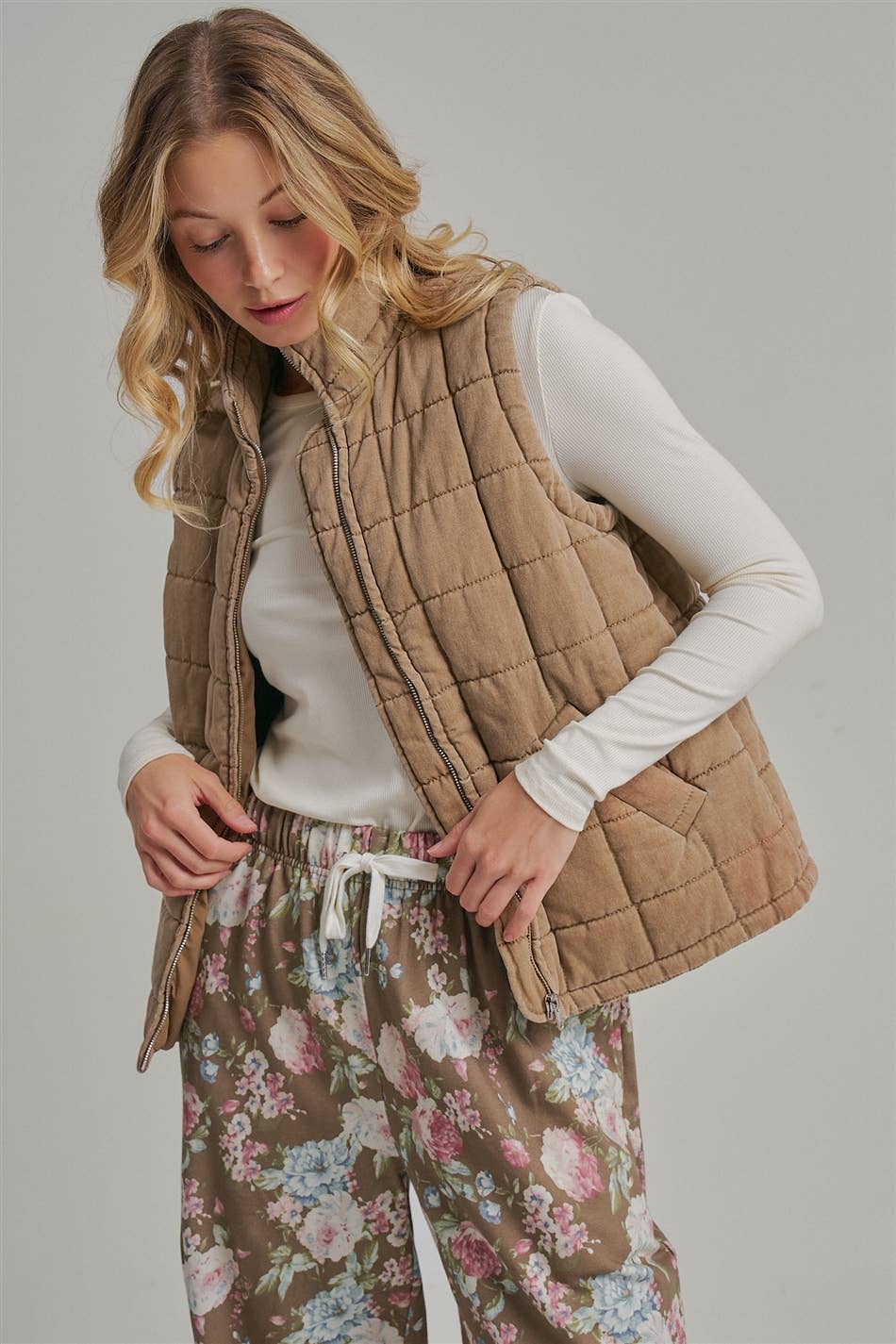 Quilted Puffer Vest