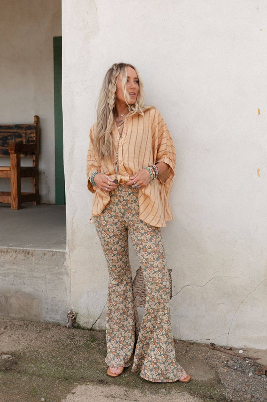 Dream in Flowers Flare Pants