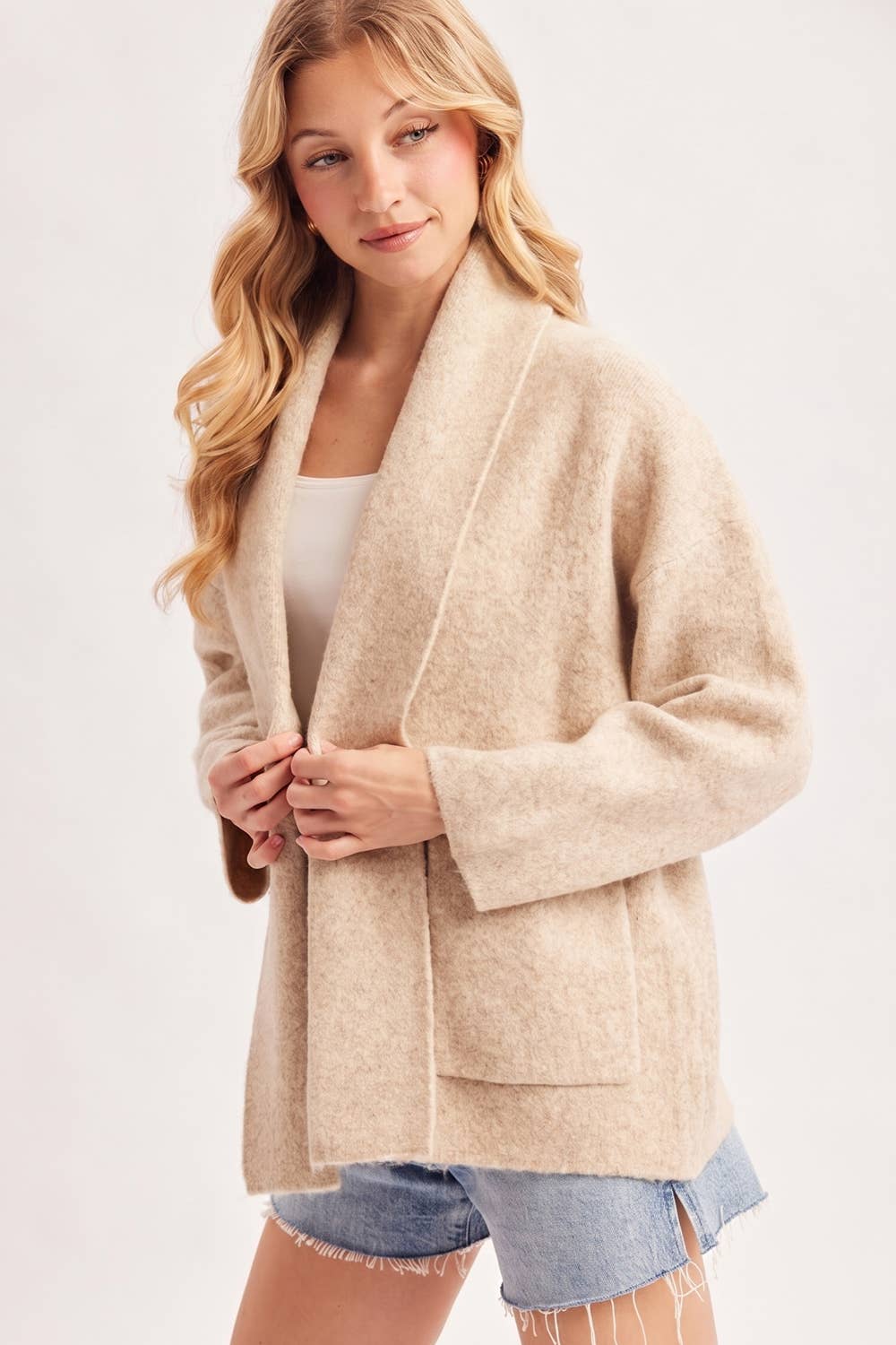 Heathered Cardi