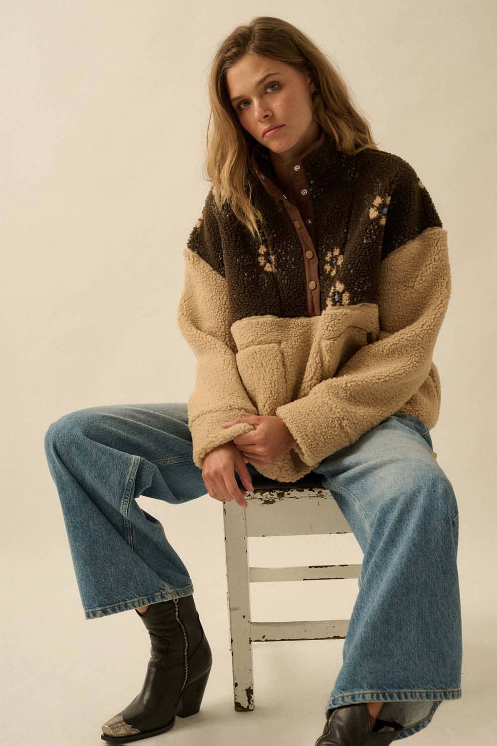 Fall Floral Fleece