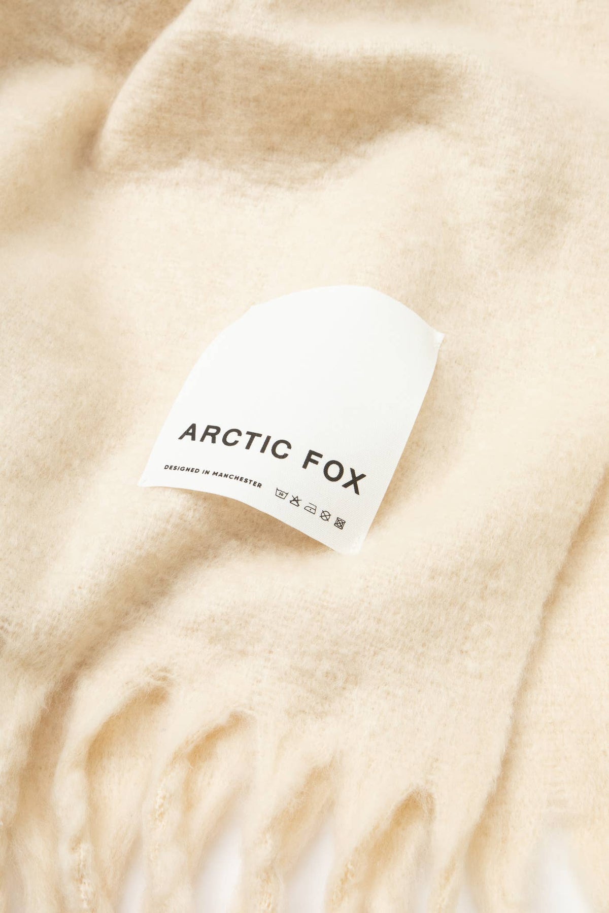 The Reykjavik Throw - Pebble Beige