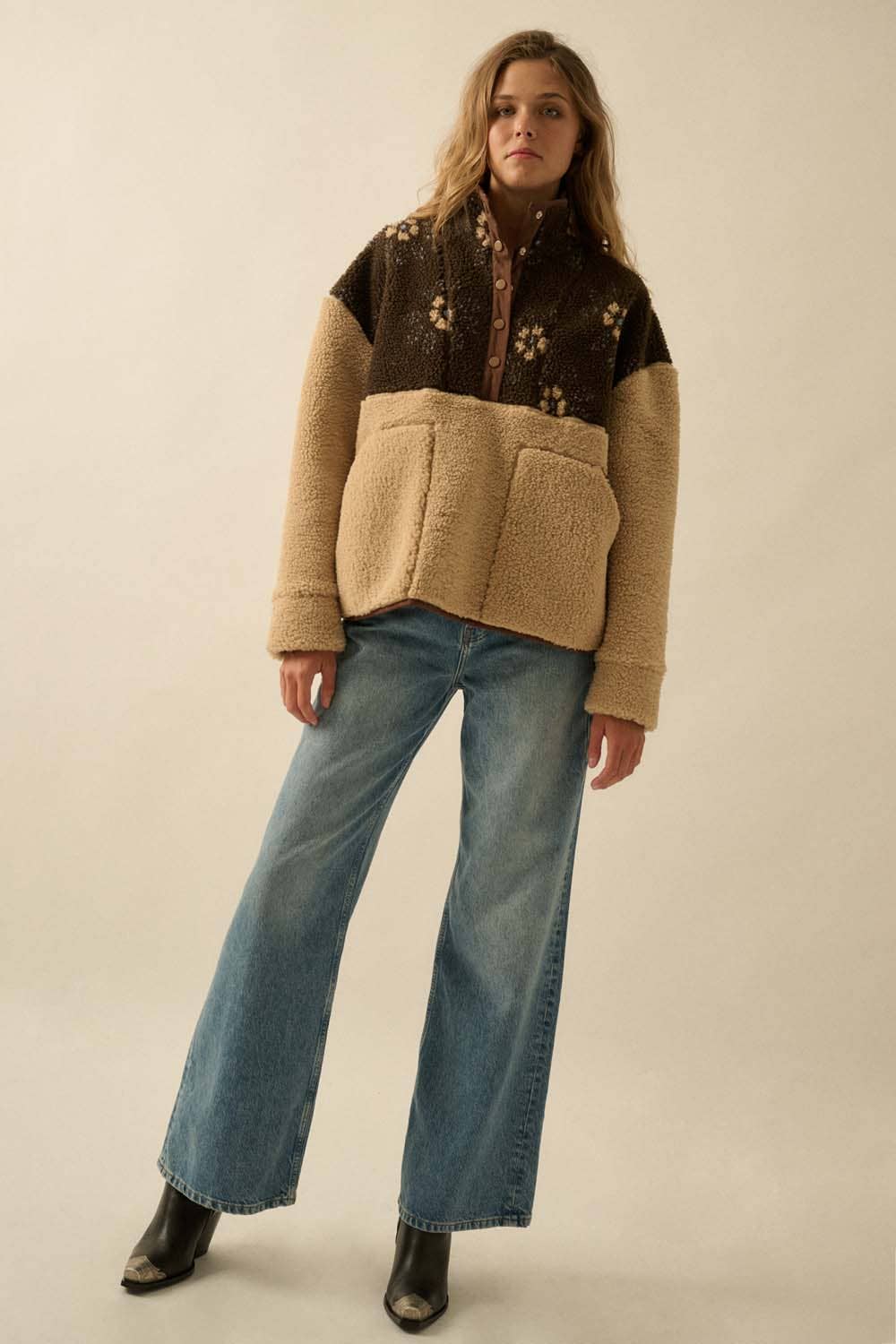 Fall Floral Fleece