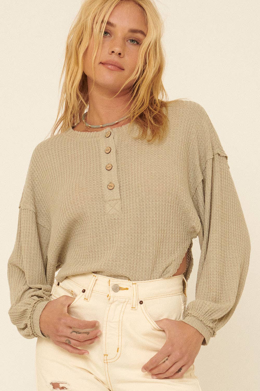 Waffle Henley