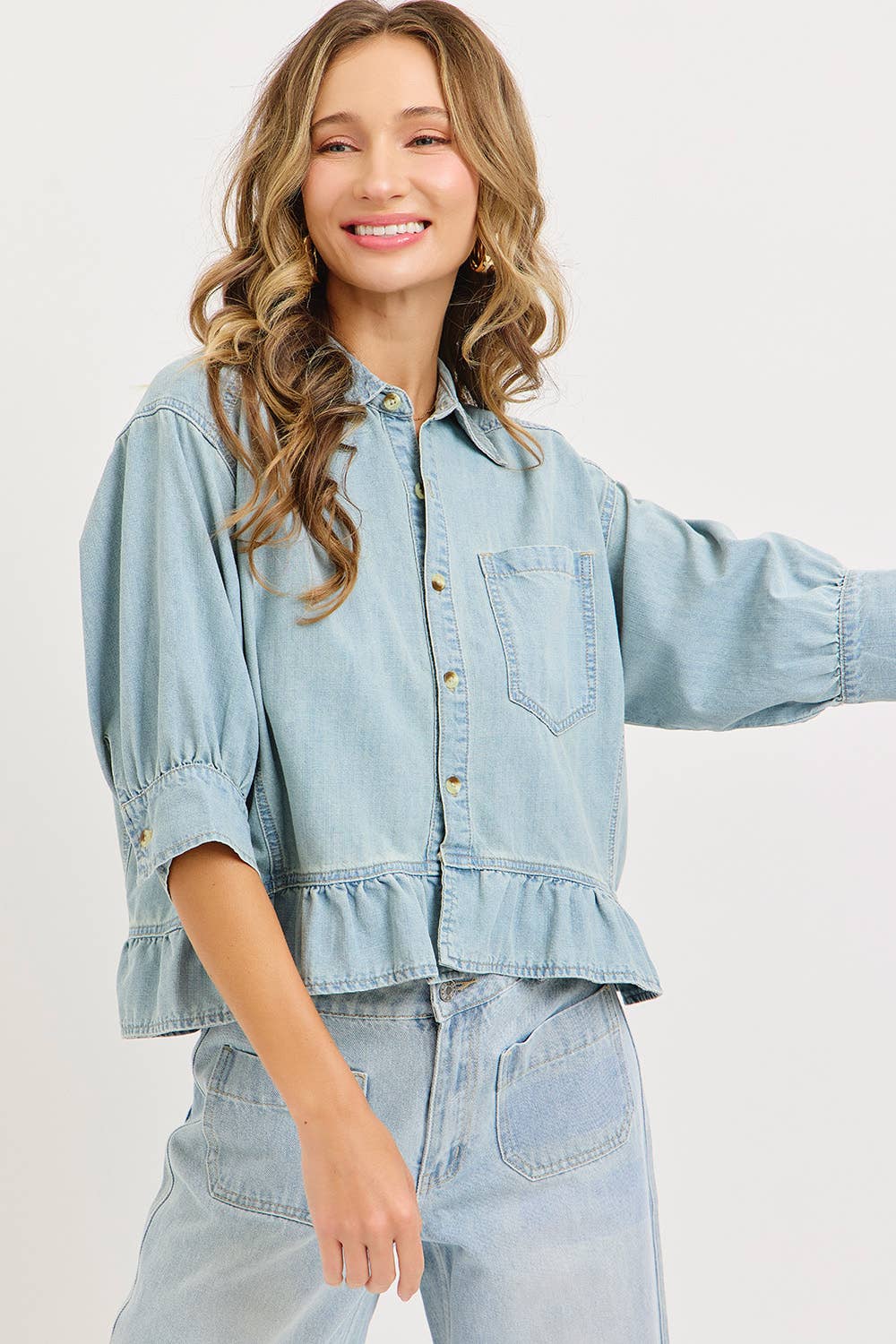 Denim Blouse