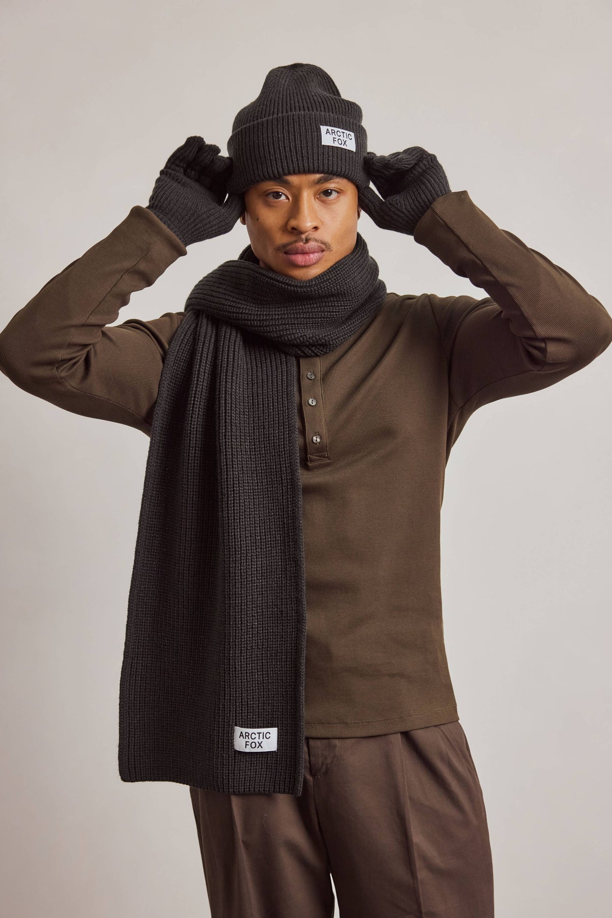 Recycled Bottle Scarf - Black Onyx
