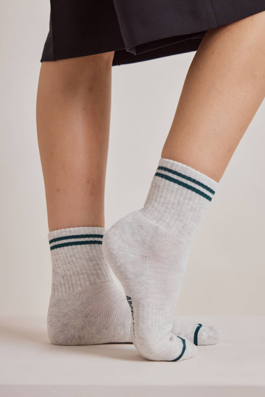 Gray Melange Bamboo Socks