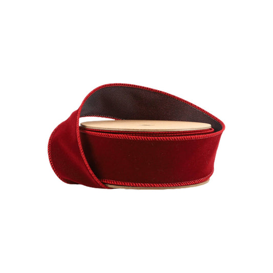 Bordeaux Velvet Ribbon