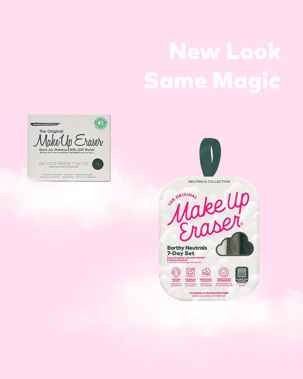 Earthy Greens 7-Day MakeUp Eraser Set