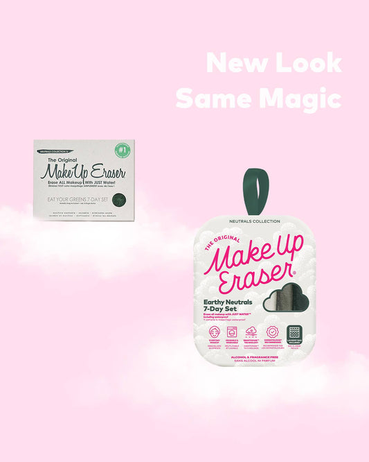 Earthy Greens 7-Day MakeUp Eraser Set