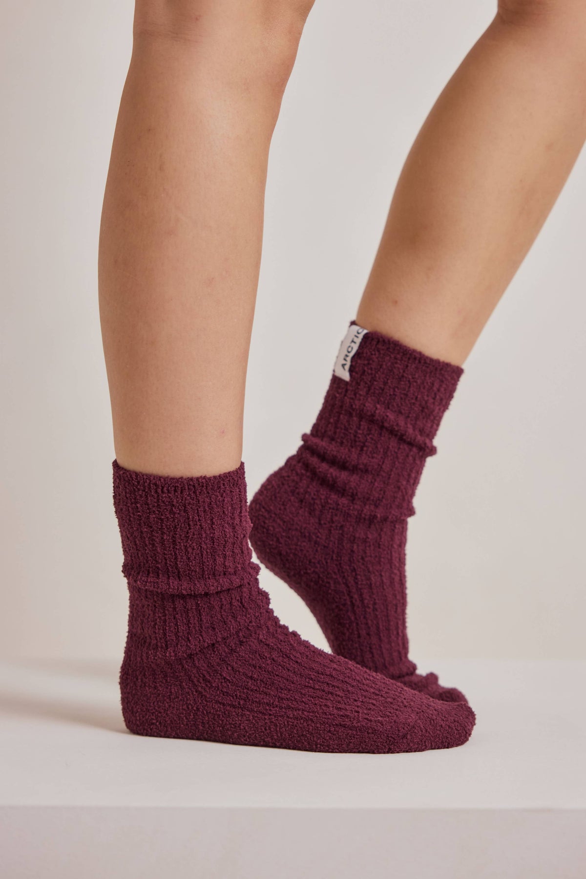 Cozy Socks - Cherry Lacquer