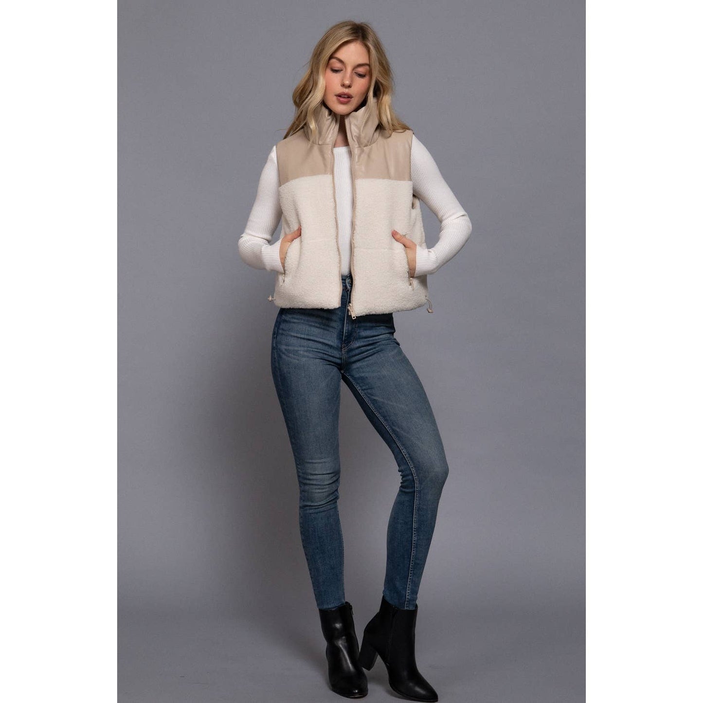 Celine Reversible Puffer Vest