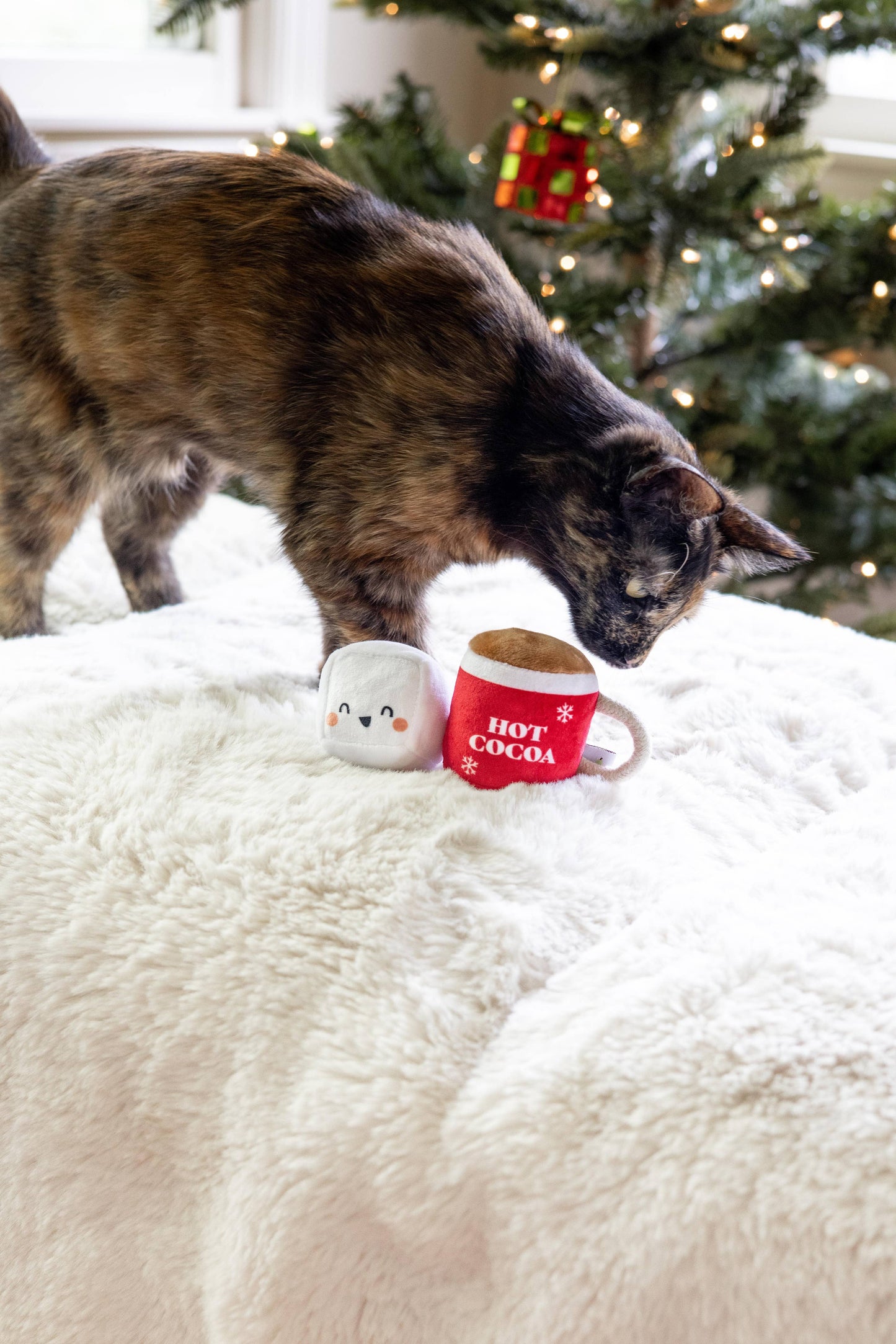 Christmas Hot Cocoa Cat Toys