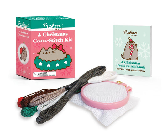 Pusheen: A Christmas Cross-Stitch Kit