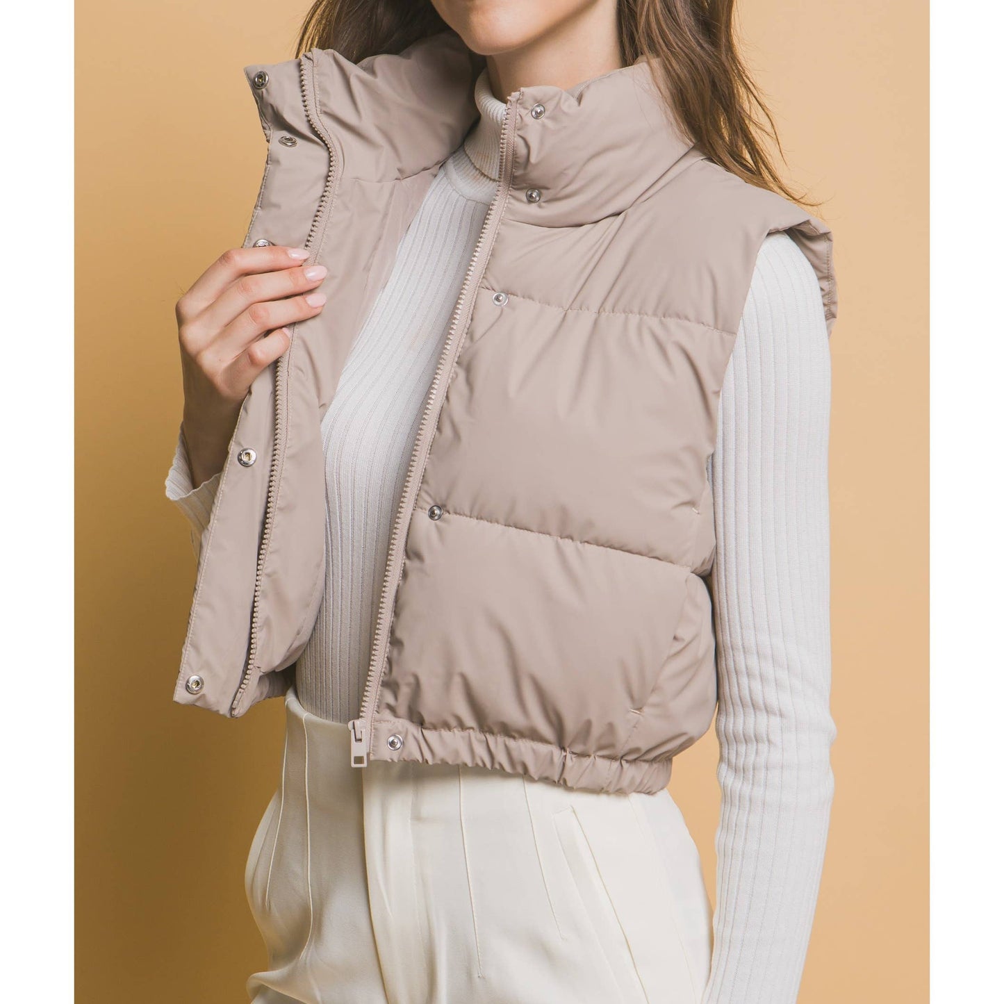 Rhea Cropped Puffer