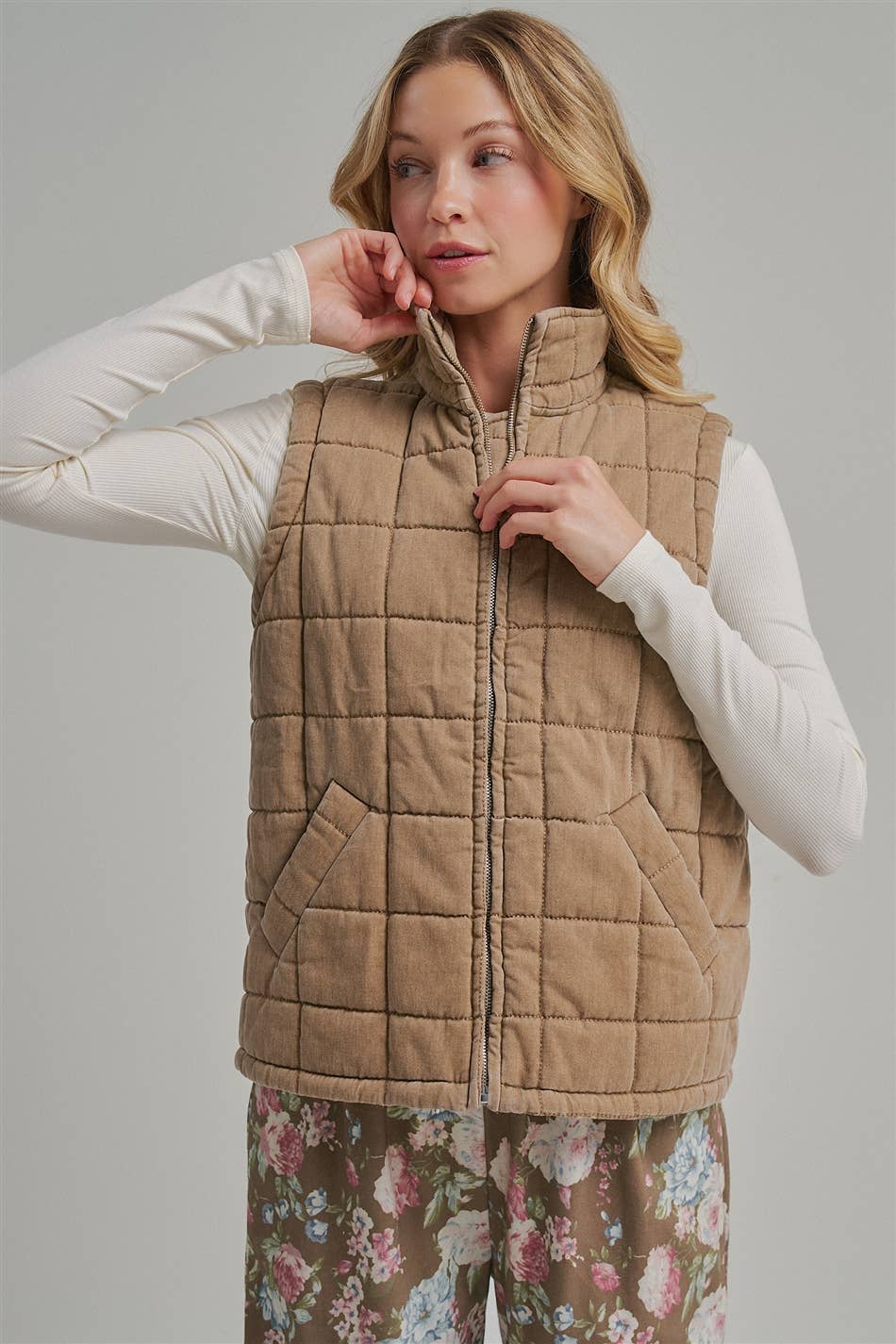 Quilted Puffer Vest