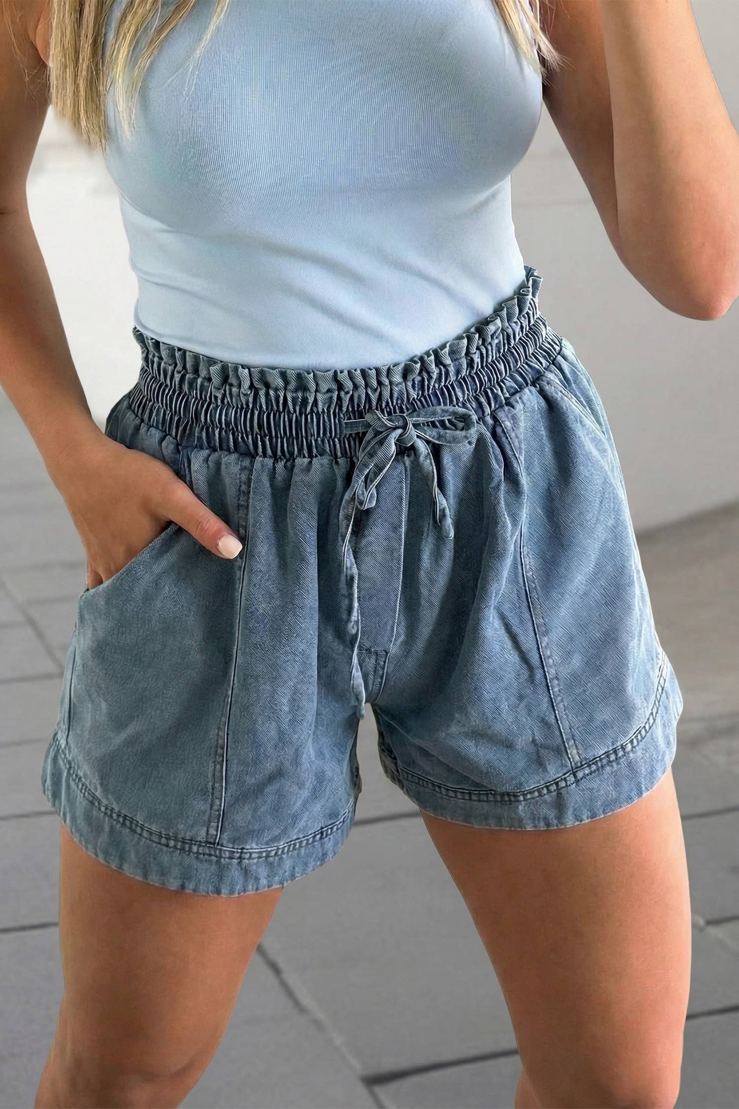 Daisy Denim Shorts