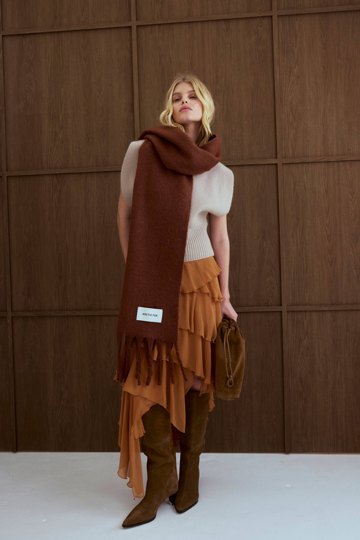 The Stockholm Scarf - Sepia