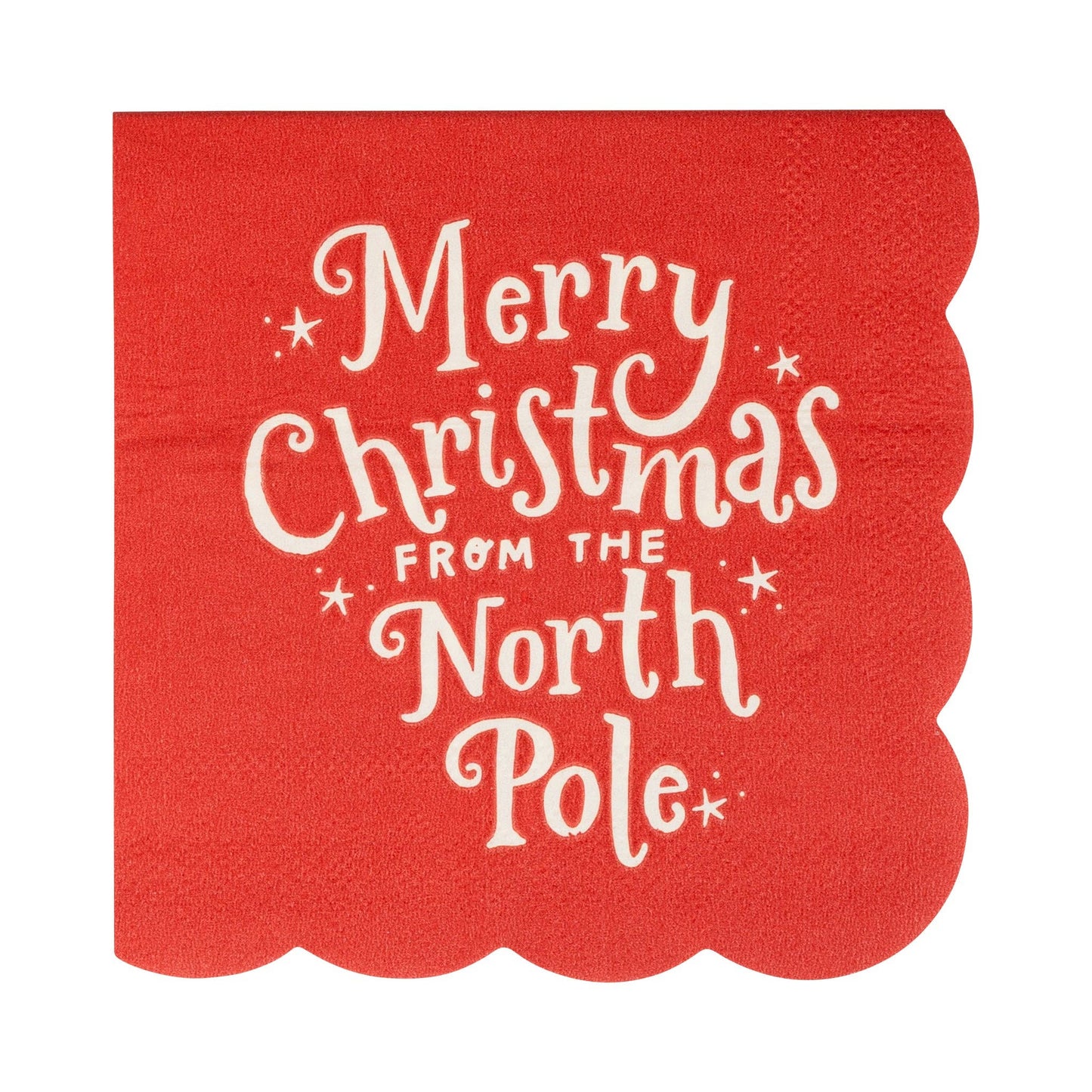 North Pole Cocktail Napkin